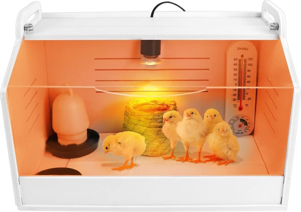 chick brooder brooding box for chicksparrotducklingkittenspuppies with heating lamp glass windowbrooder brooder box warm