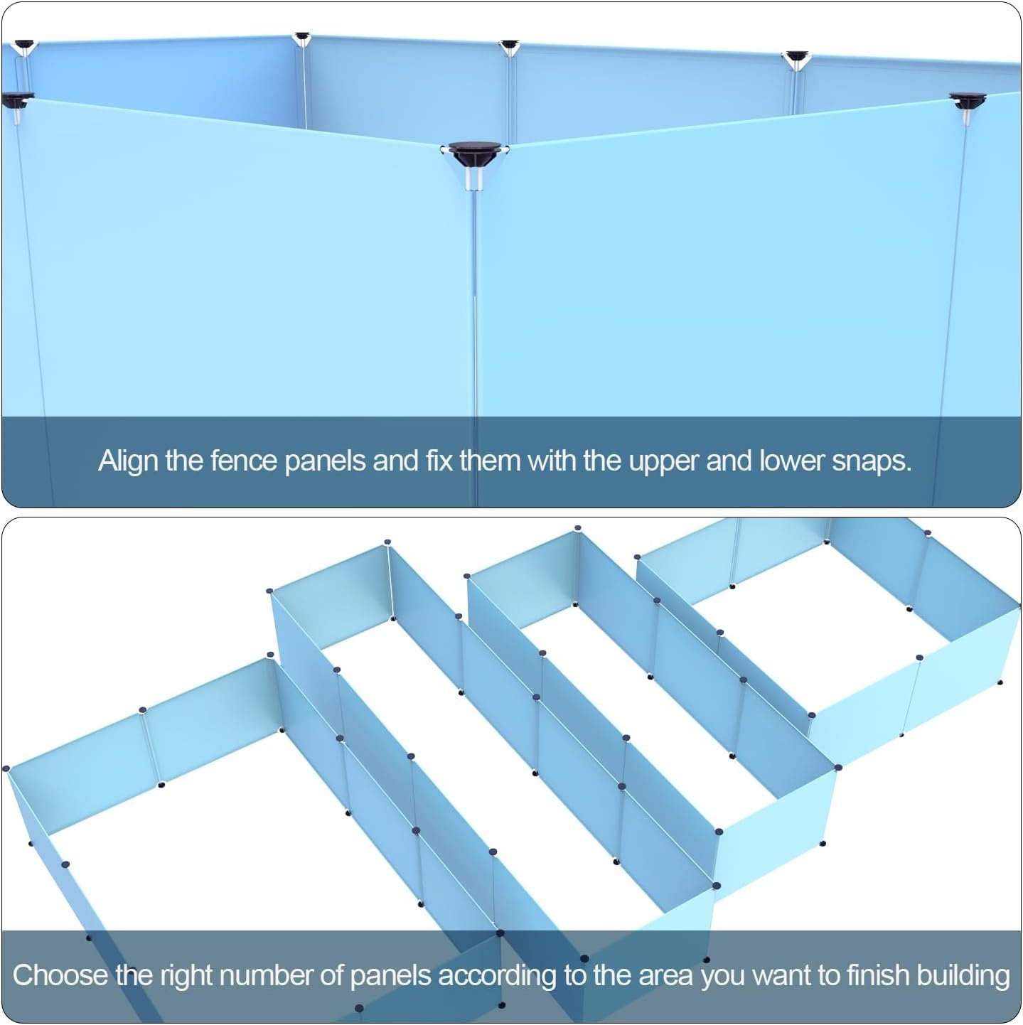 Chicken Brooder Box for Chick Starter Kit, Baby Chicken Supplies, 10pcs Safe  Reusable Plastic Boards(11.8 * 15.7inch) with 22 Fixing Clips