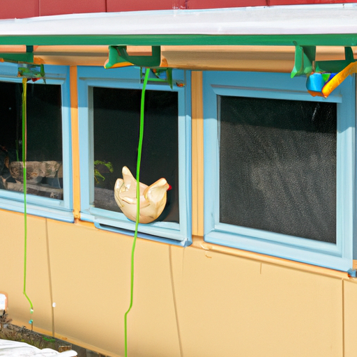 how can i manage chicken coop waste and odor effectively in a city setting