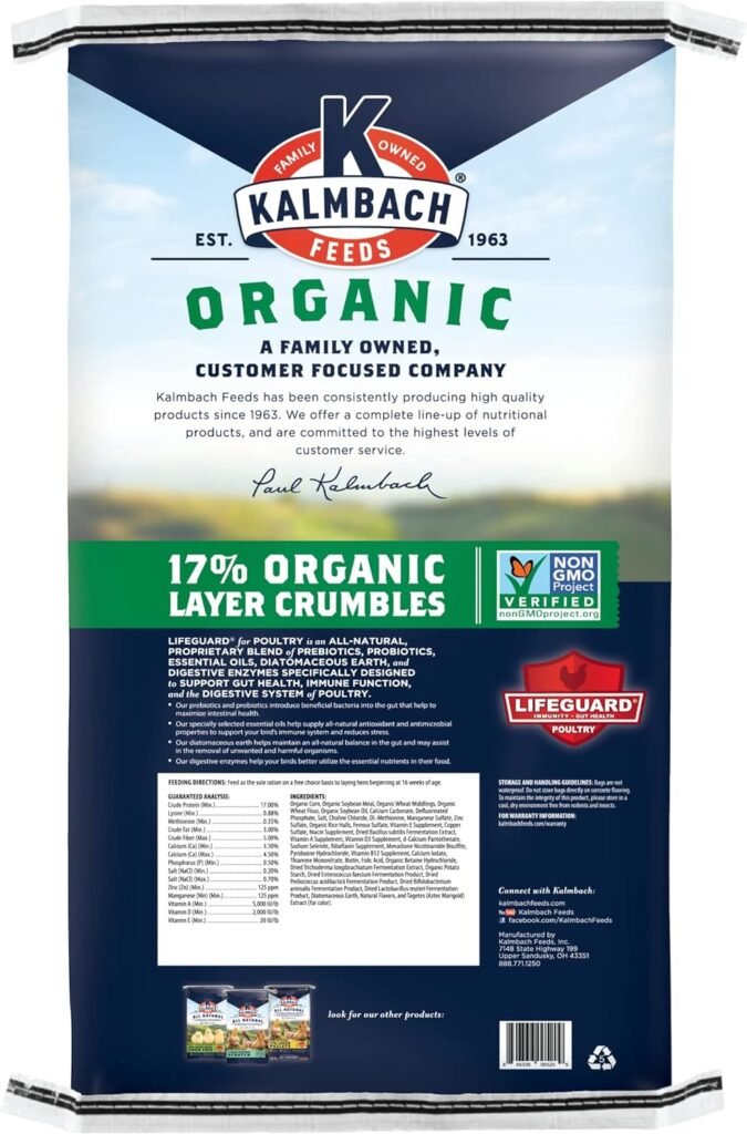 kalmbach feeds organic crumbles feed review