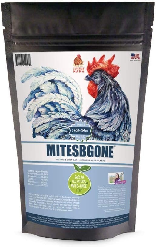 MitesBGone Backyard Chicken Nesting Herbs 10 oz - Get A Clean  Healthy Coop Naturally