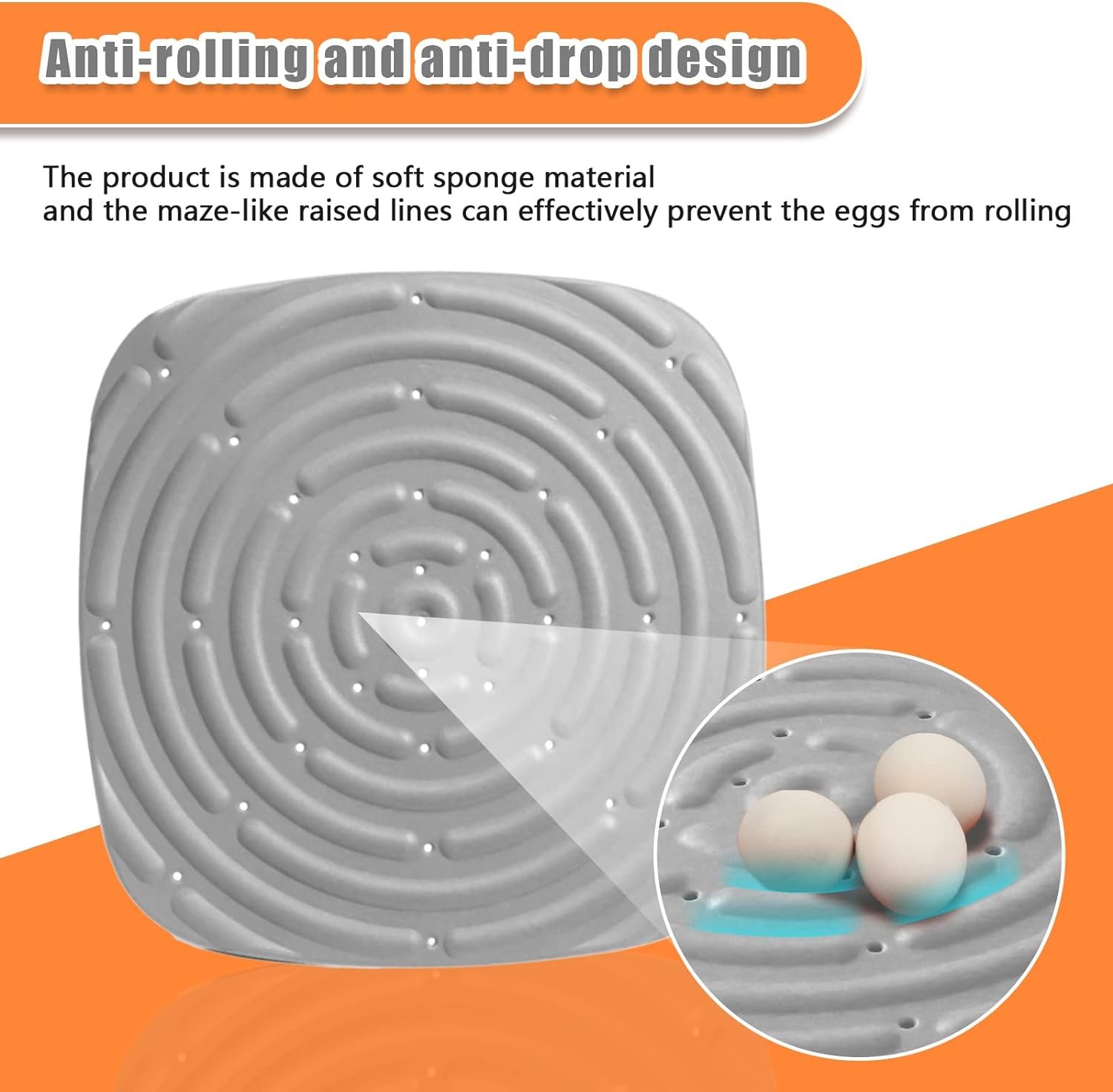NMM Chicken Nesting Box Pads, 4 Pack Washable Sponge Nesting Box Liners, Reusable Egg Laying Mats for Chicken Coop Poultry Nest Boxes Ducks Poultry, Durable Hen House Accessories (Grey)