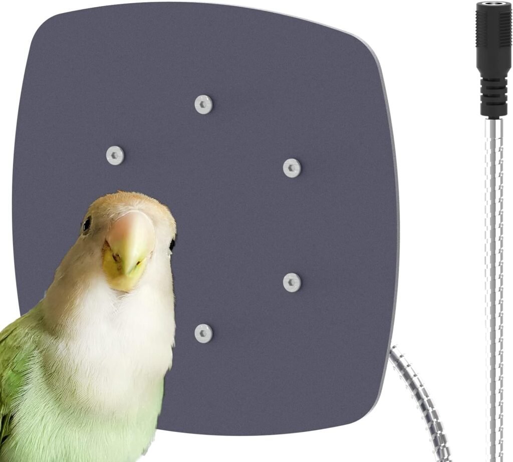 ogioxam bird heater thermostatical bird warmer for parakeets ip67 waterproof bird accessories and supplies 12v