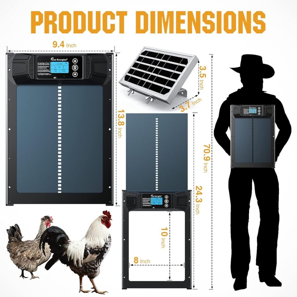 sun energise automatic chicken coop door opener review