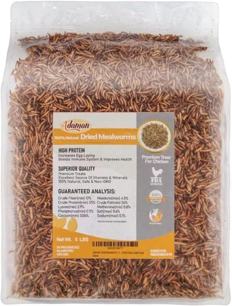 adaman dried mealworms 5lbs review