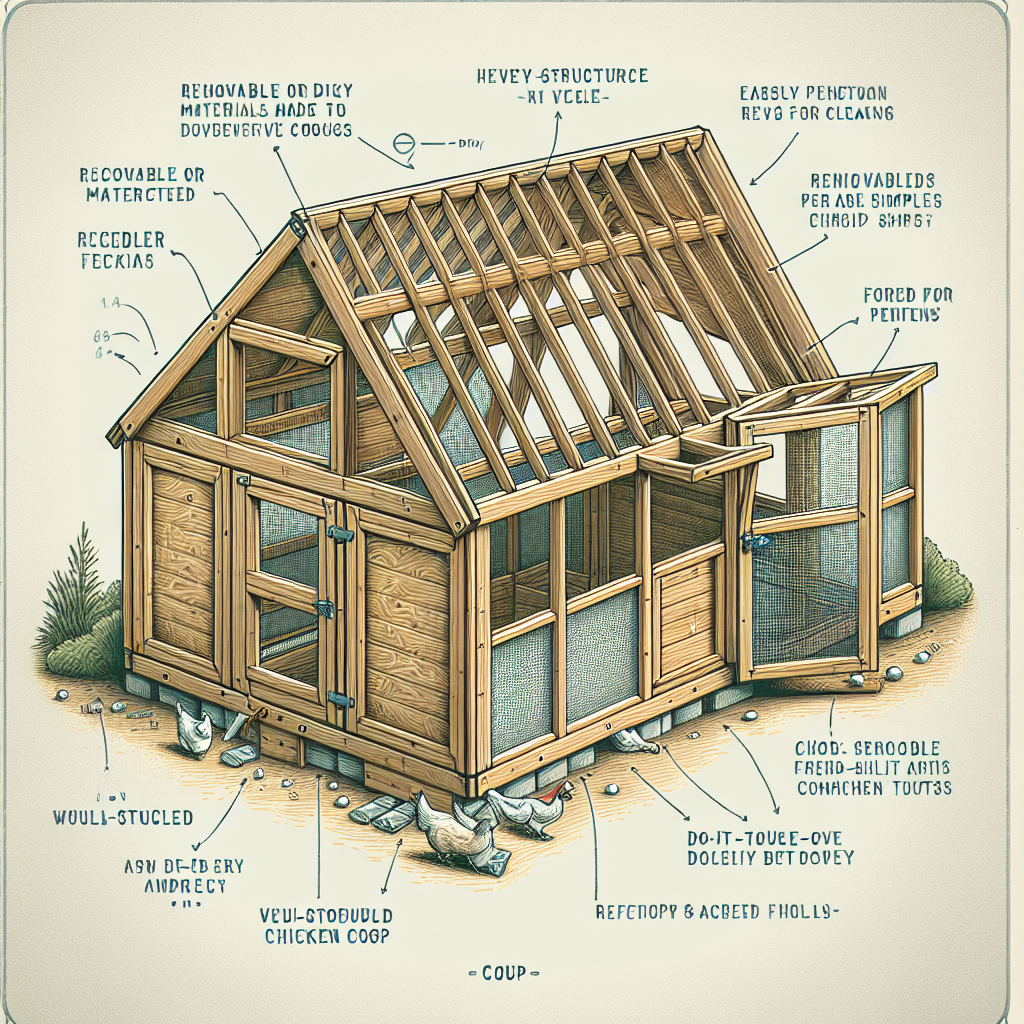 are there diy solutions or hacks that can simplify chicken coop maintenance