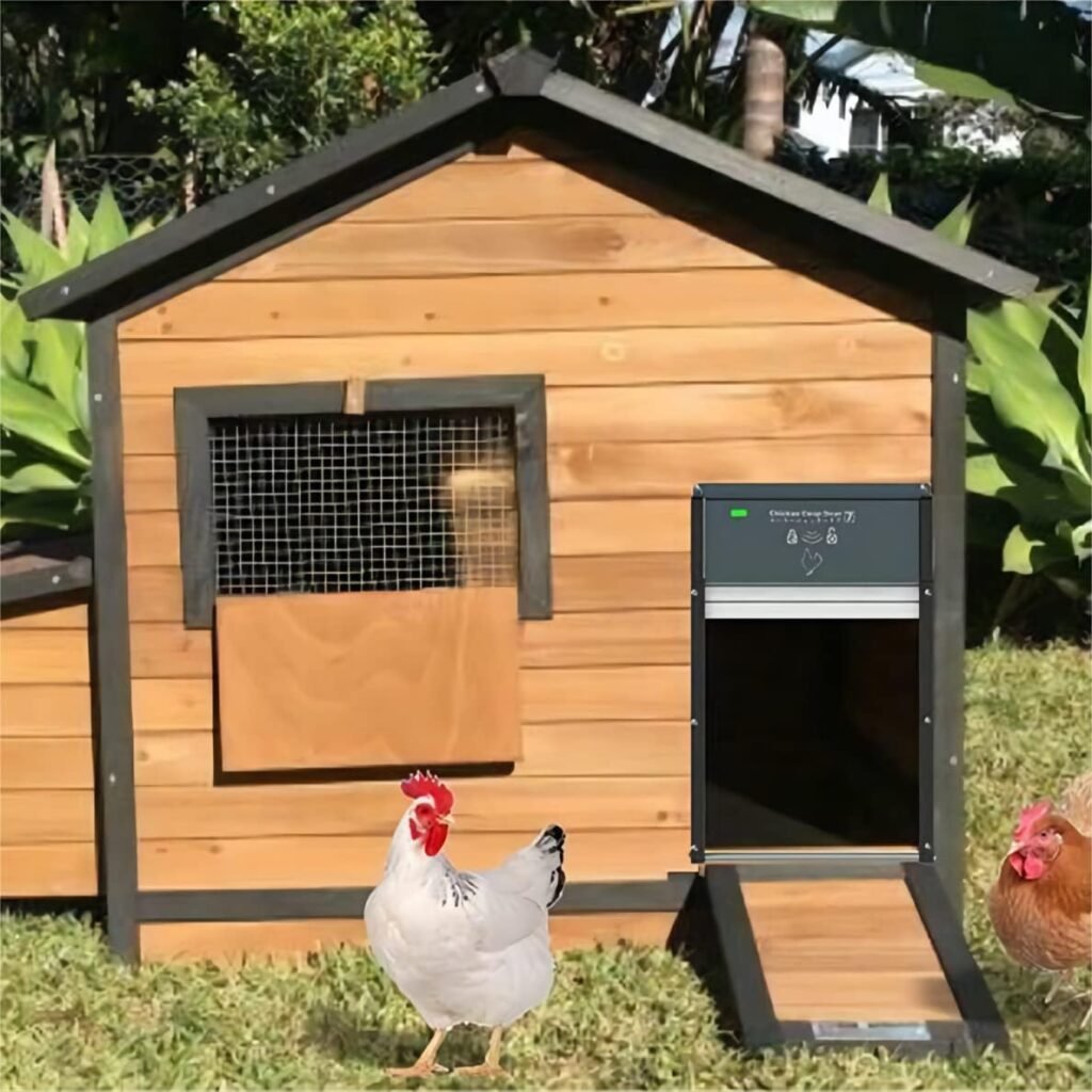 automatic chicken coop door with timer review