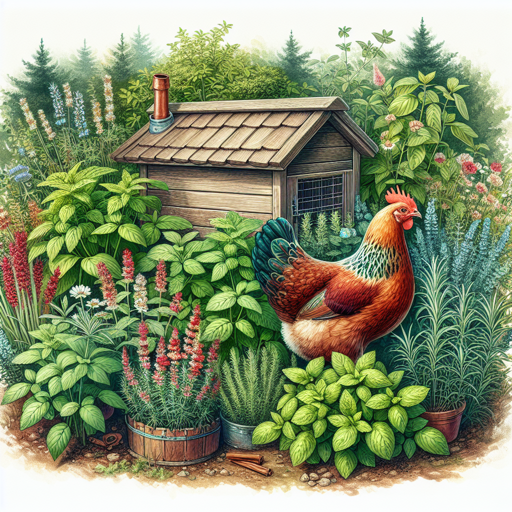 backyard chicken coop herbs review