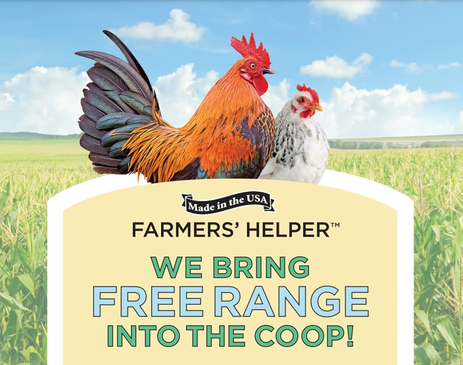 Farmers Helper Original Forage Cake For Chickens, Turkeys, Peafowl, Guinea Fowl, Geese, Pheasants and Ducks, 13 Ounces