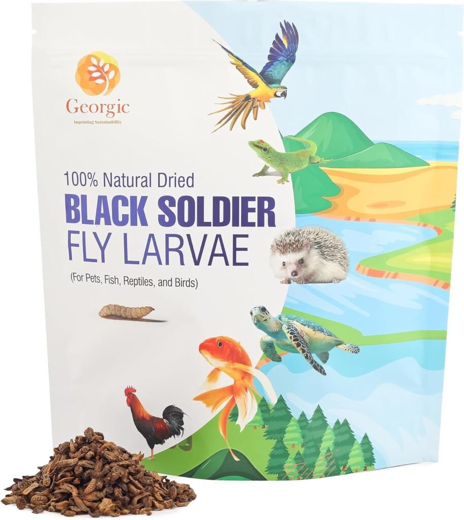 georgic premium dried black soldier fly larvae review