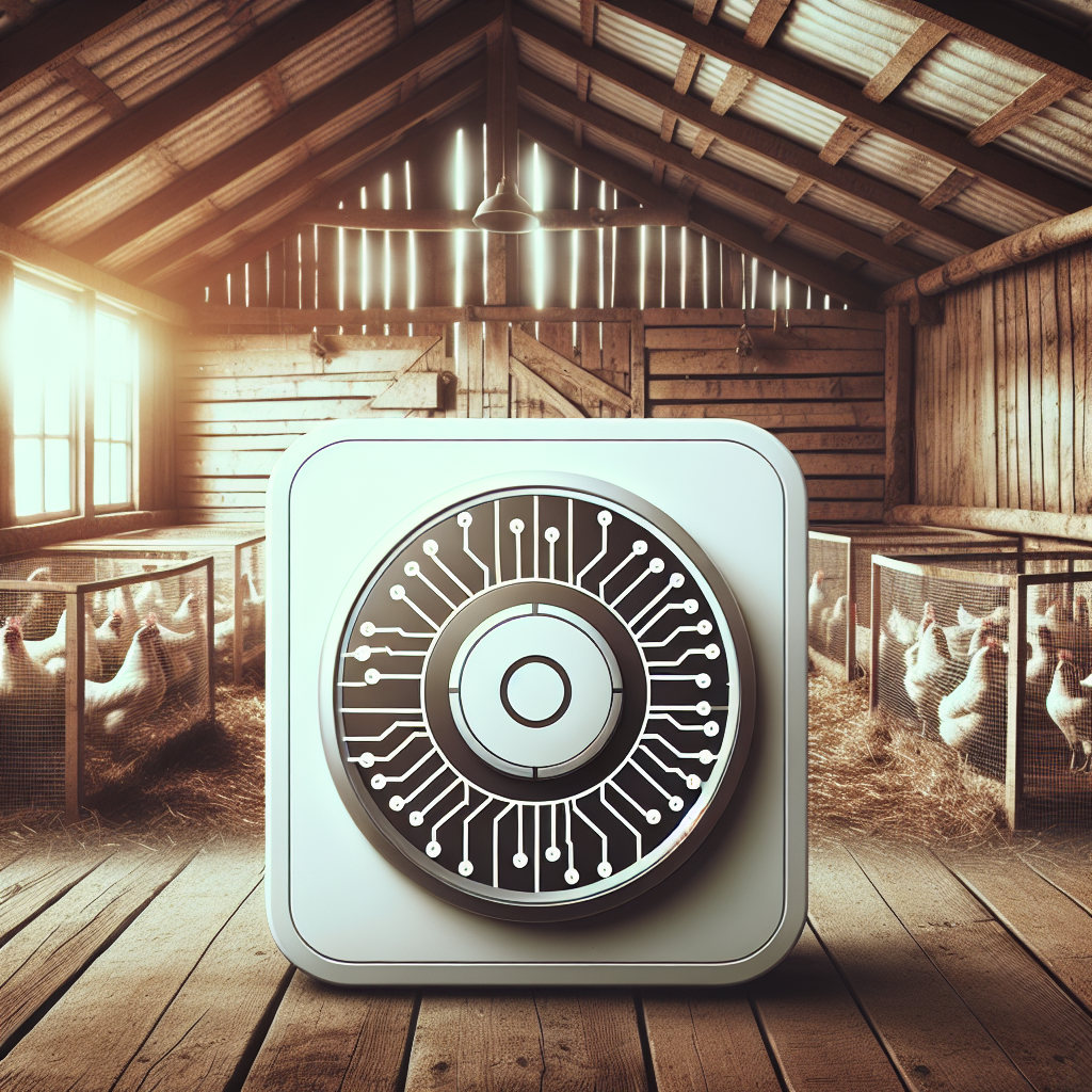 how can smart sensors aid in maintaining optimal coop conditions like temperature and humidity