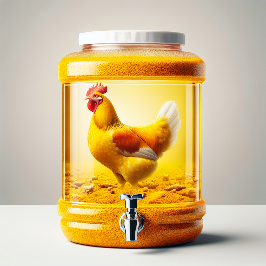 how can turmeric be incorporated into chicken care for its anti inflammatory properties