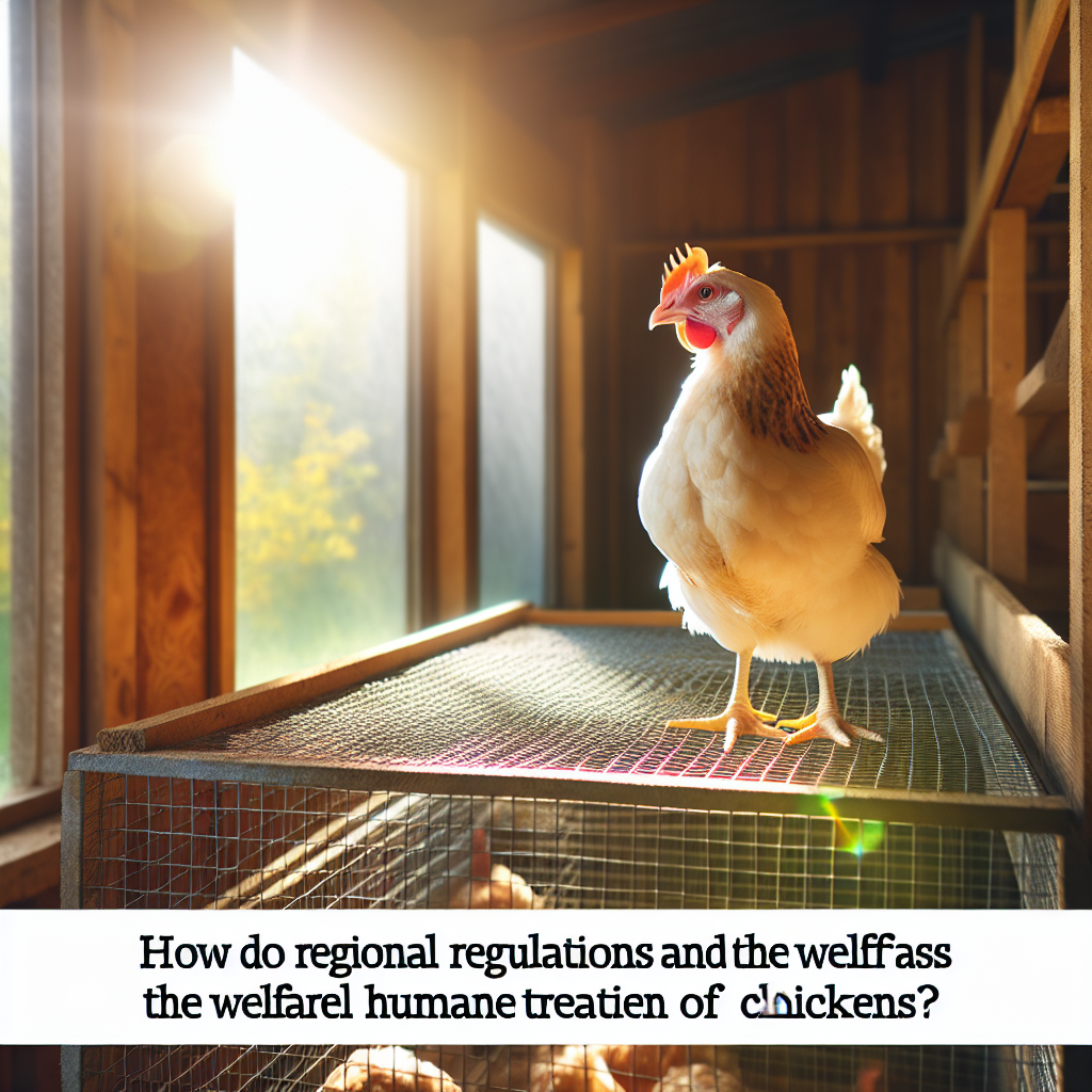 how do regional regulations address the welfare and humane treatment of chickens