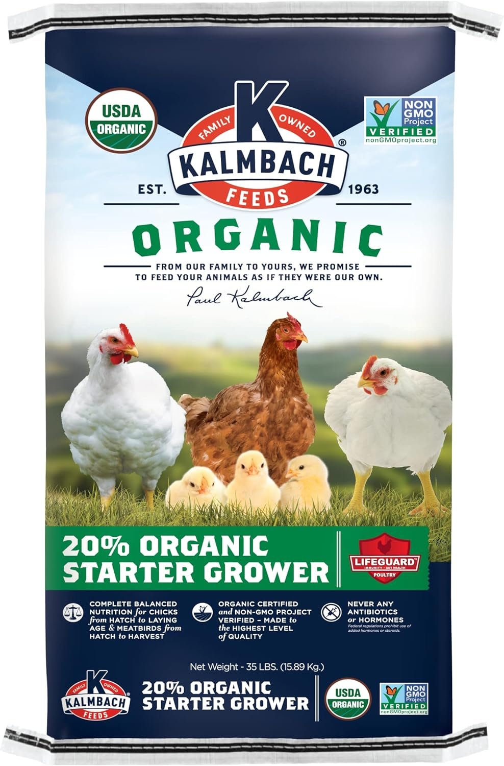 Kalmbach Feeds 20% Organic Chick and Meatbird Starter Grower Pellet