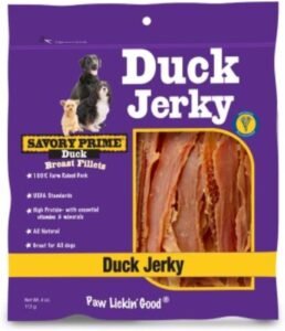 savory prime natural duck jerky review