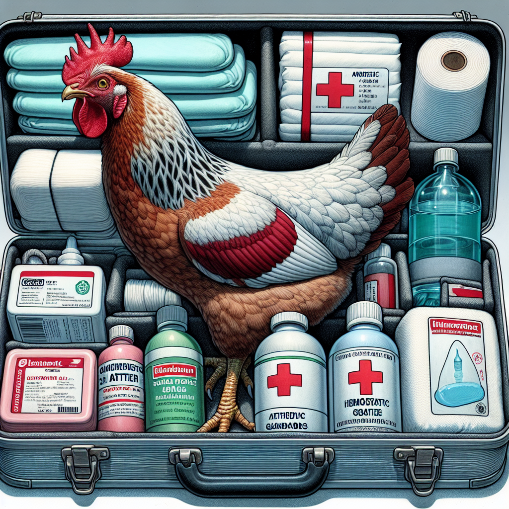 are there first aid essentials i should keep on hand for chicken health emergencies
