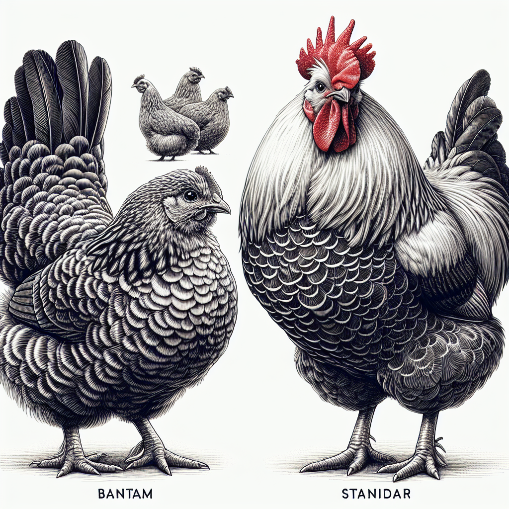 are there notable differences in social dynamics between bantam and standard breeds