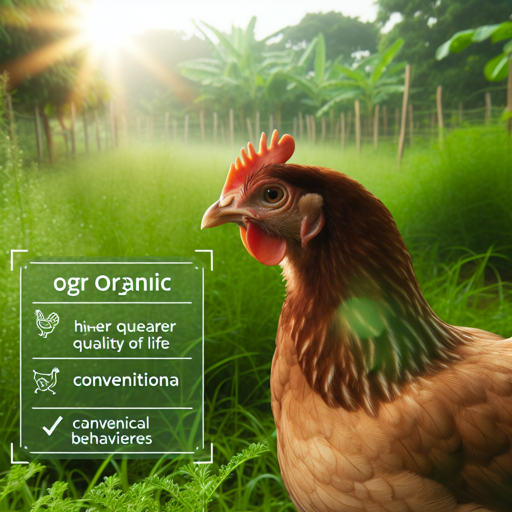 are there specific ethical considerations linked to organic chicken farming