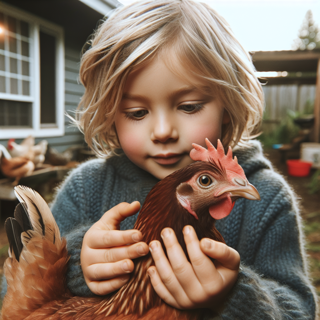how can i educate my family or kids about responsible backyard chicken care