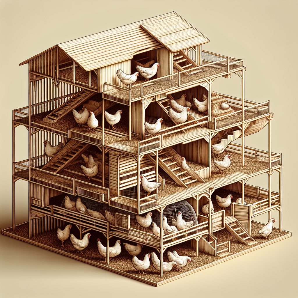 how do coop designs accommodate the needs of chicks layers and broilers differently