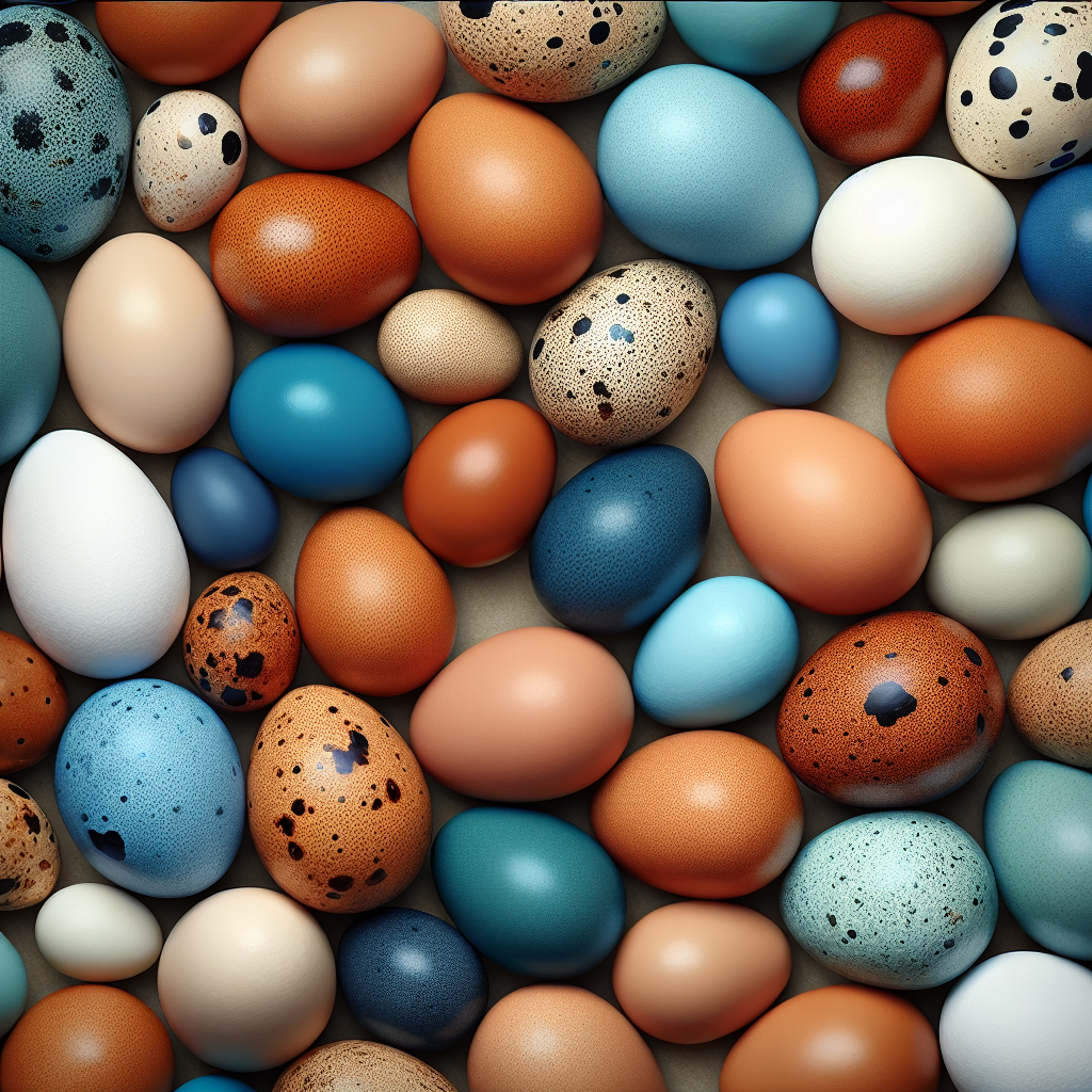 how do egg color and size vary among different chicken breeds