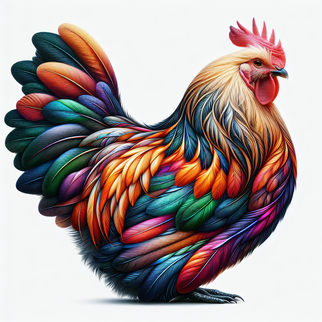 how do hybrid chickens physical characteristics differ from other breeds