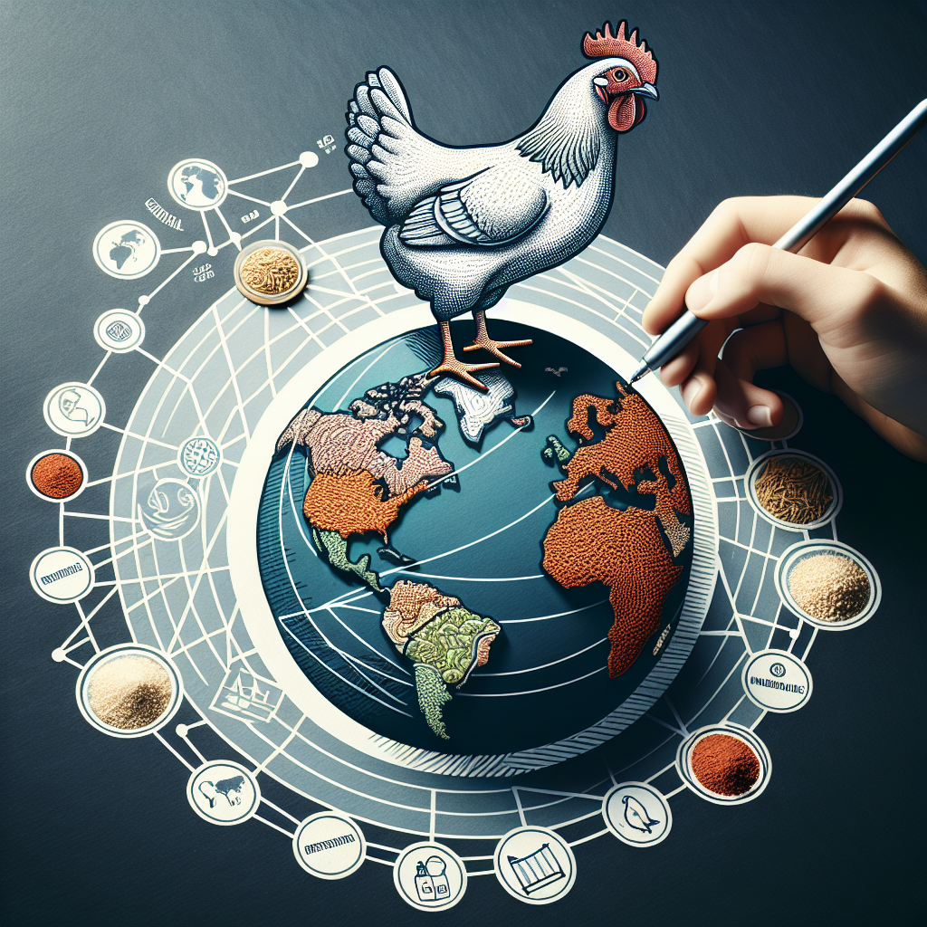 how do regional regulations impact feed sourcing and chicken diet