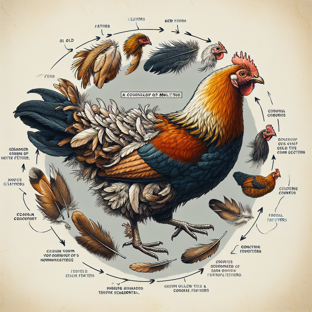 how do seasonal changes influence the molting cycle of chickens