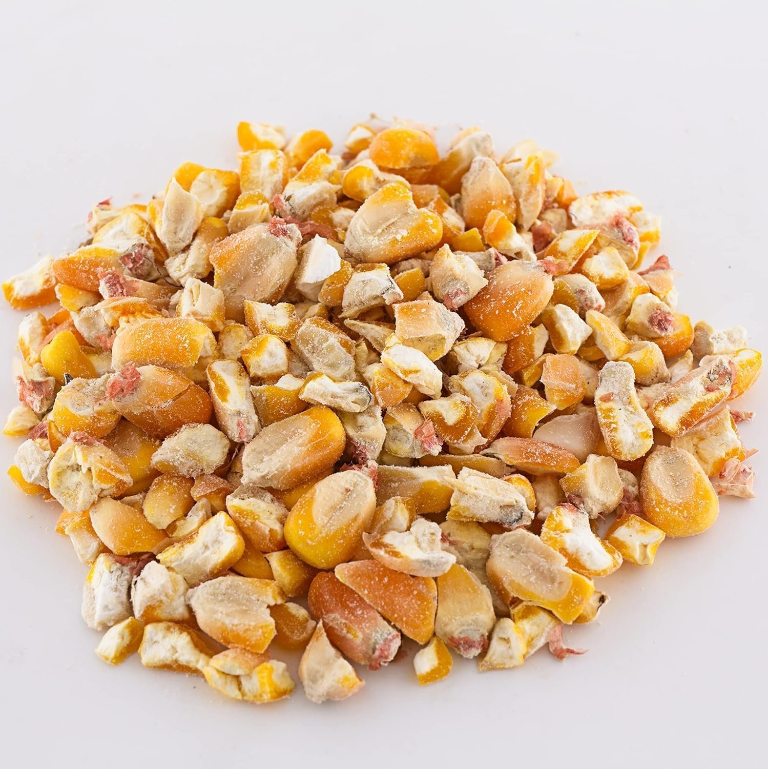 Sky Ecommerce Crazy Nuts | Non GMO Cracked Corn Feed, 10lb | Vacuum Sealed, Cracked Corn for Wild Birds Seeds, Cracked for for Chickens, Cracked Corn Duck Food