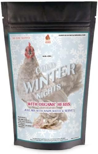 USA Black Soldier Fly Grub, Oatmeal,  Herb Chicken Scratch Treat for Backyard Hens: Non-GMO, Healthy Backyard Chicken Feed and Supplies, Cold Winter Nights (4 pounds)